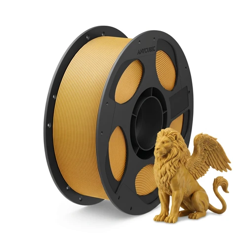 JOYBUY x ANYCUBIC PLA Basic Printing Filament, 1kg Spool, 1.75mm Diameter, ±0.02mm Tolerance - Gold