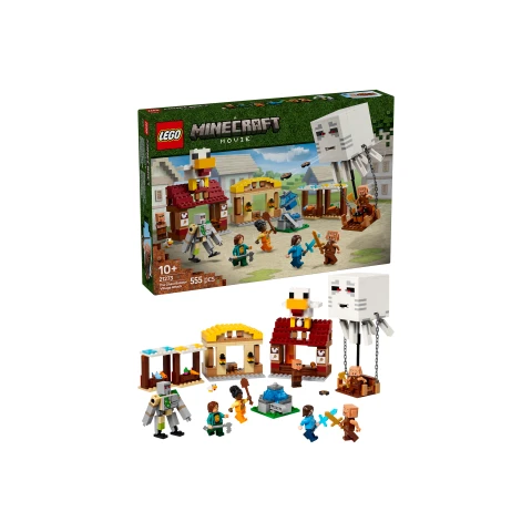 LEGO Minecraft 21273 The Ghast Balloon Village Attack Set