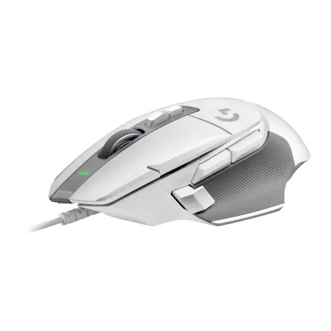 Logitech G 502 X verkabelte Gaming-Maus - LIGHTFORCE-Hybrid-Optisch-Mechanik-Hauptschalter, HERO 25K-Gaming-Sensor, kompatibel mit PC (macOS/Windows) - Weiß