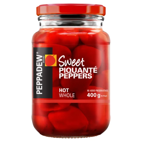 Peppadew Hot Whole Piquante Peppers 400G