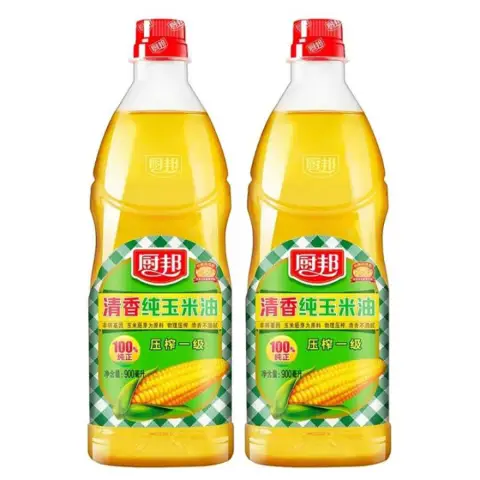 Chu Bang Pure corn oil 900ml  厨邦清香纯玉米油900ml