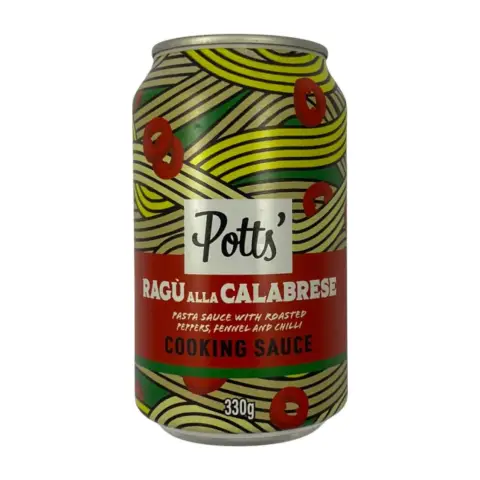 Potts - Ragu alla Calabrese Pasta Sauce with Roasted Peppers in a Can - 330g