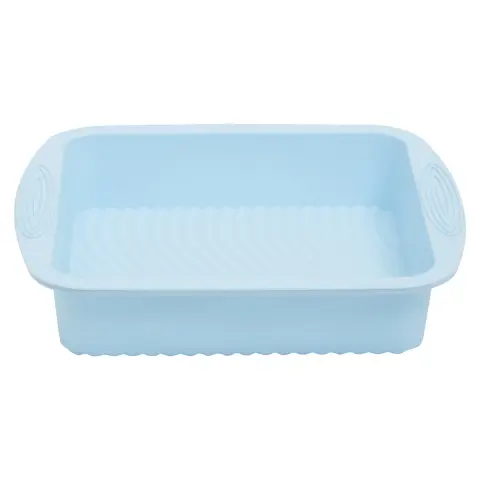 Zing Pastel Blue Square Cake Mould