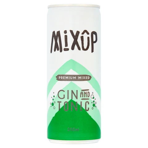 Mix Up Gin And Tonic 250Ml (Abv 4%)