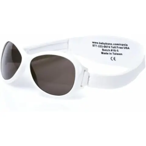 Baby Banz Retro Sunglasses 0-2 years White