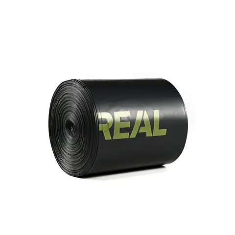 Abbaubare Müllbeutel von Vivreal – Schwarz, 10 l (50 Stück) | Doppelt TÜV- und BPP-zertifiziert, superrobust, auslaufsicher, umweltfreundliche Müllbeutel aus Maisstärke