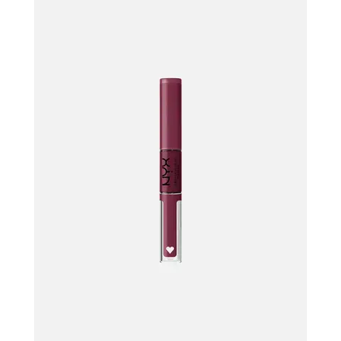 Shine Loud Vloeibare Lippenstift met Transparante Lipgloss Cool Plum 09 Make It Work Langhoudend