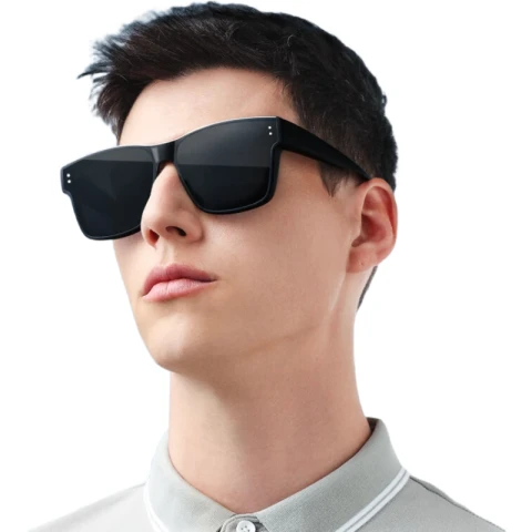 ochama x J.ZAO Hochauflösende polarisierte Nylon-Sonnenbrille - für kurzsichtige Brillen - Männer und Frauen