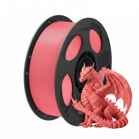 JOYBUY x ANYCUBIC PLA Basic Printing Filament, 1kg Spool, 1.75mm Diameter, ±0.02mm Tolerance - Pink