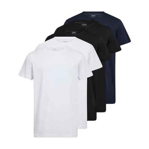 Claudio 5er-Pack T-Shirts aus Baumwolle Mehrfarbig Größe L