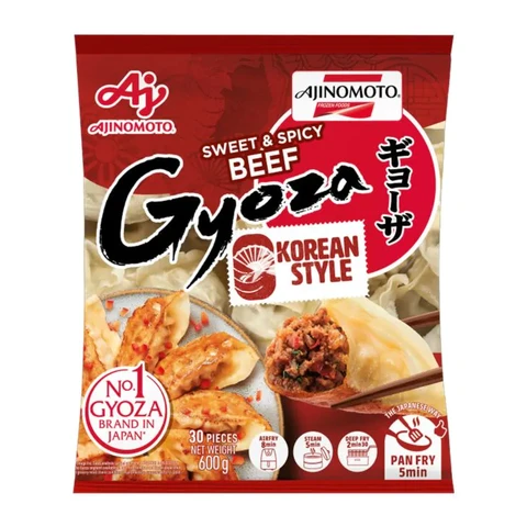 Ajinomoto Gyoza -Sweet and Spicy Beef Gyoza (30 Pieces) 600g