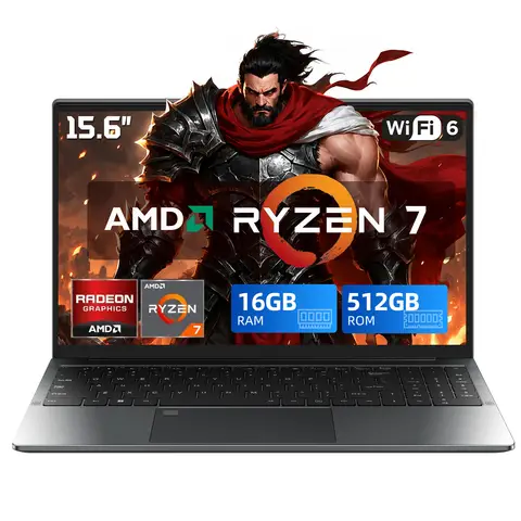 Laptop Ryzen 7 5825U (ZEN3, 8 Kerne 16 Threads, bis zu 4,7 GHz) 16 GB DDR4, 512 GB SSD Windows 11 Pro  AMD Radeon™ Graphics 2,0 GHz