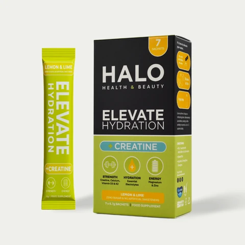 HALO Elevate Hydration Creatine Sachets Lemon & Lime Flavour - 7 Sachets