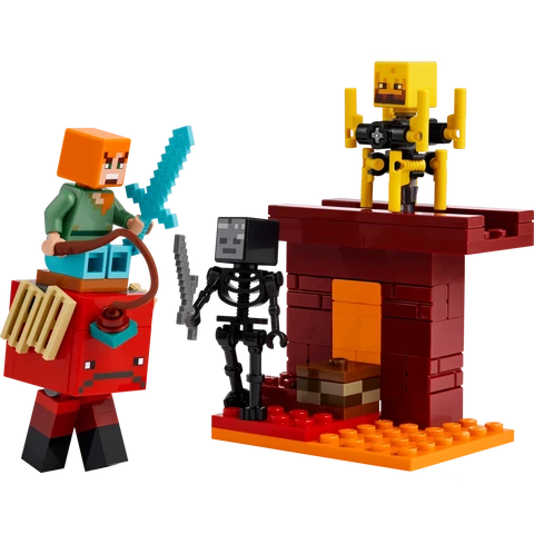 Lego 21266 Minecraft De Nether Lava Battle