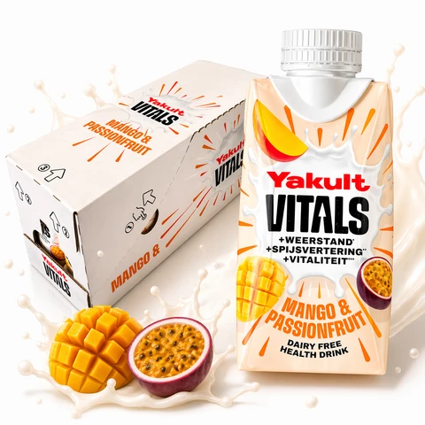 Yakult Vitals Mango & Passievrucht 200 ml × 12