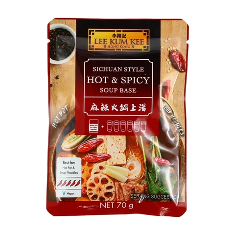 LEE KUM KEE Soupe épicée pour fondue chinoise 70 g