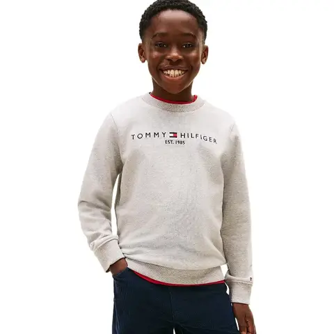 ESSENTIAL SWEATSHIRT Kids Gender Inclusive Light Grey Heather 7