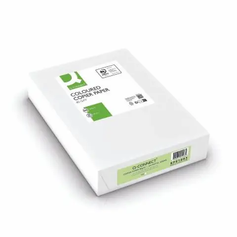 Q-Connect Green A4 Copier Paper 80gsm (Pack of 500)