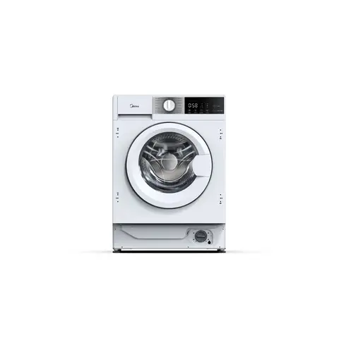 Midea MFA06W80BA10/W-UK 8kg 1400 Spin Integrated Washing Machine, White, A Rated