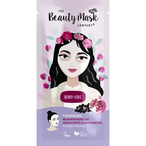 The Beauty Mask Company Tuchmaske Berry Love