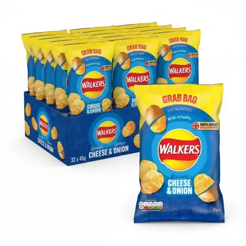 Walkers Cheese & Onion 32 x 45g