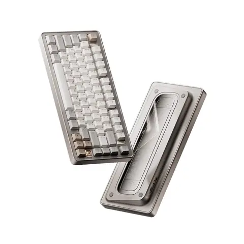 Ticktype EVO75- Anodized First Light -ANSI PP 75% Mechanical Keyboard, US Layout, Wireless Gaming Keyboard, 8000mAh Battery, Leaf Spring Mount, 80 Keys, Hot-Swappable, Custom Driver Software, RGB Backlighting