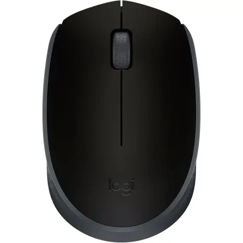 Logitech B170 Wireless Maus, 2,4 GHz mit USB Nano-Empfänger, optische Verfolgung, 12-monatige Batterielebensdauer, für Links- und Rechtshänder geeignet, PC / Mac / Laptop - Grau