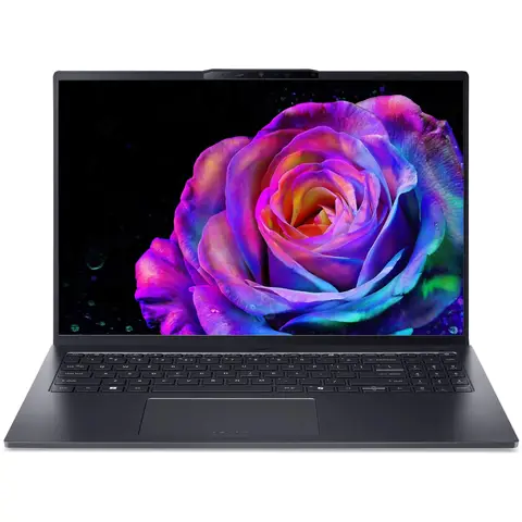 Acer Swift Go 16 OLED (SFG16-73-92GG) Ultrabook/Laptop, 16" WUXGA+ OLED 120Hz Display, Intel Core Ultra 9 285H, 32 GB RAM, 1 TB SSD, Intel Arc 140T GPU, Windows 11, QWERTZ-Tastatur, Grau