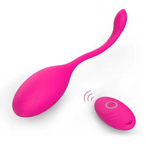 Moistor Smart Vibrating Massage Egg - 10 Vibration Modes, IP65 Waterproof, Quiet Wireless Remote, Peach Pink Limited Edition, YAI66W 027