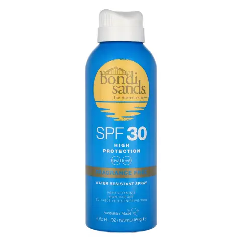 Bondi Sands Fragrance Free Mist Spray SPF30 160 g