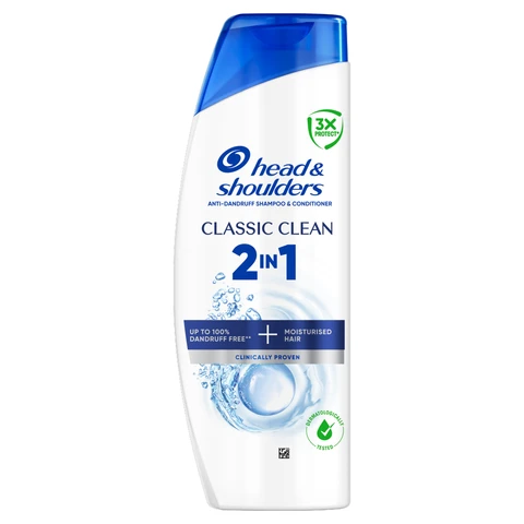Head & Shoulders Classic Clean 2in1 Anti Dandruff Shampoo Refreshing Clean Scent 250ml