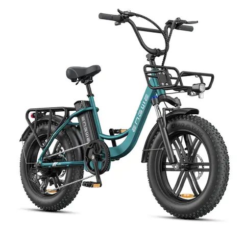 ENGWE L20 BOOST Foldable Electric Bikefat 250W  48V 13AH battery E-Mountain bike 20 Fat Tire ENGWE L20 BOOST（green）