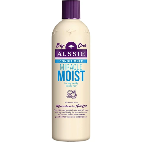 Aussie Miracle Moist Conditioner for Dry, Really Thirsty Hair 400 ml