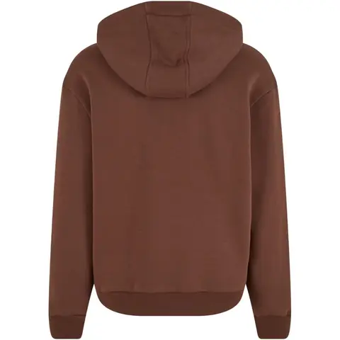Urban Classics Fluffy Zip Hoody Sweat & Fleece - Kapuzenjacke mit Reißverschluss schokoladenbraun Größe M