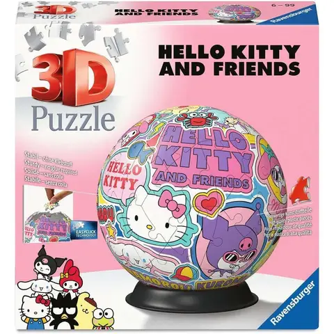 Ravensburger Puzzelbal Hello Kitty - 72 stuks, meerkleurig