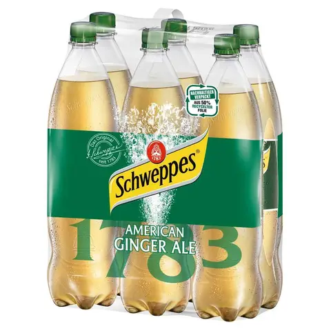 SCHWEPPES Ginger Ale 6x1.25L