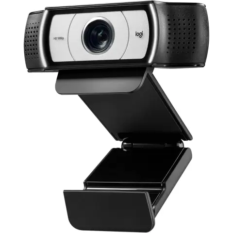 Logitech C930e Business-Webcam, Full-HD 1080p, 90° Blickfeld, 4-fach Zoom, Autofokus, RightLight 2-Technologie, Abdeckblende, Für Skype Business, WebEx, Lync, Cisco, etc., PC/Mac/ChromeOS - Schwarz