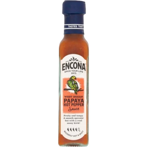 Encona Papaya Hot Pepper Sauce 142ml