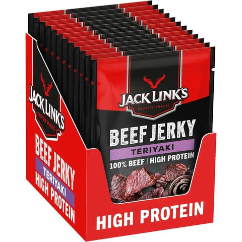 Jack Link's Beef Jerky Teriyaki Flavour 12 x 25g