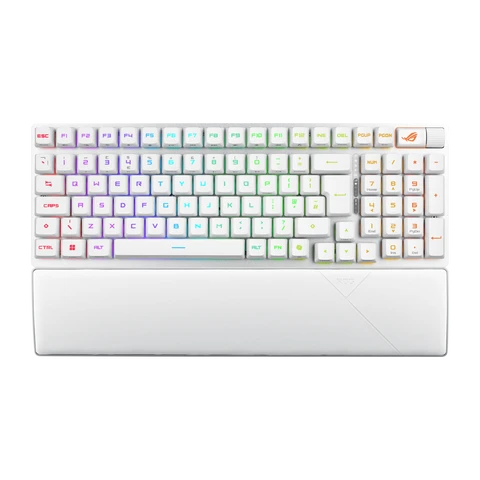 ASUS ROG SCOPE II 96 RX Clavier Gaming sans fil - AZERTY - Blanc