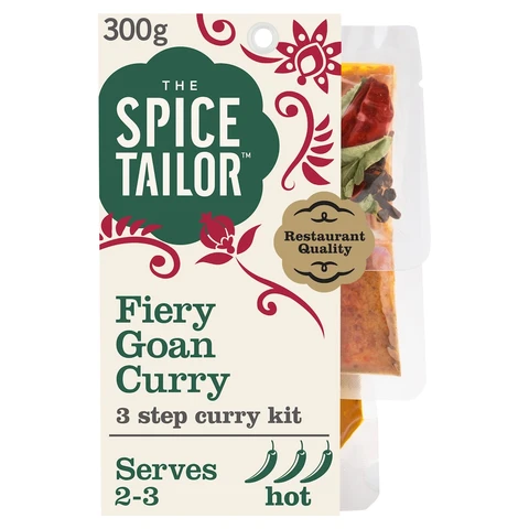 The Spice Tailor Fiery Goan Hot Curry Meal Kit 300G
