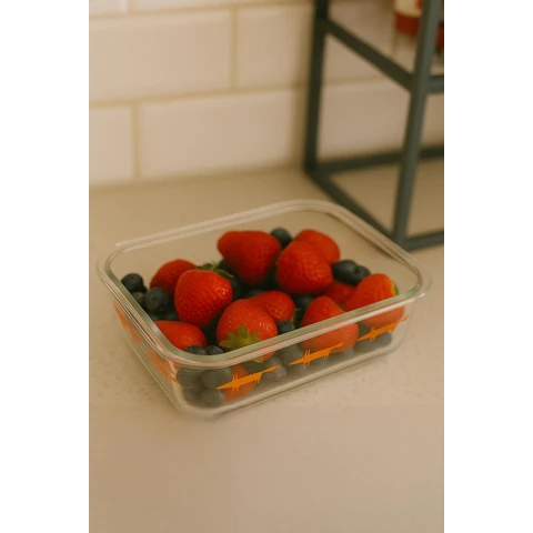 Scion by Dexam Mr Fox 1050ml Medium Rectangular Glass Storage Dish