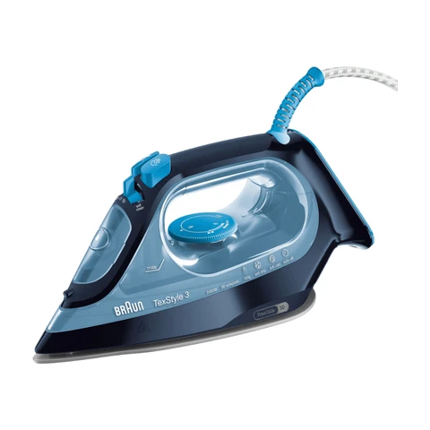 BRAUN TexStyle 3 SI3050 stoomstrijkijzer blauw