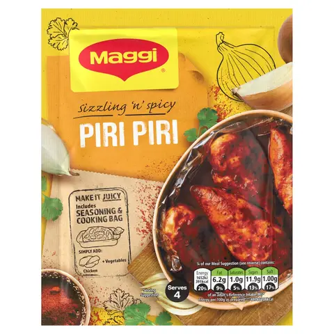 Maggi So Juicy Smoky Piri Piri Chicken 27g