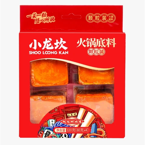 Shoo Loong Kan Base pour fondue épicée - 4 x 80 g 