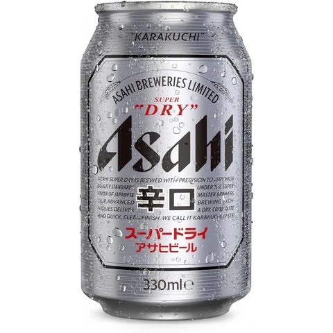 Asahi Super Dry Beer 330ml Can