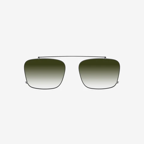 Even Realities - Even G2 B Clip & Pouch Green (Rechteckige Fassung)- Mühelos an Ihrer Even G2 Smartbrille anzubringende Sonnengläser