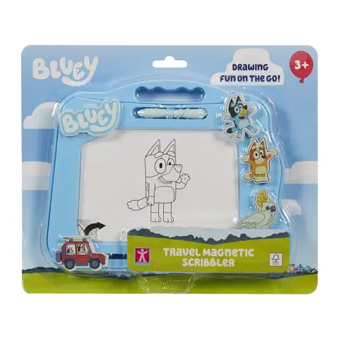Bluey 07837 Travel Magnetic Scribbler