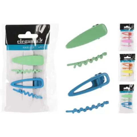 Pinces à Cheveux en Métal 45 mm – Lot de 4