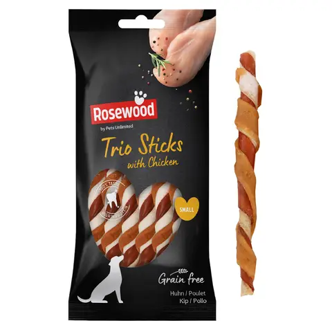 Rosewood Large Trio Grain Free Sticks for Dogs